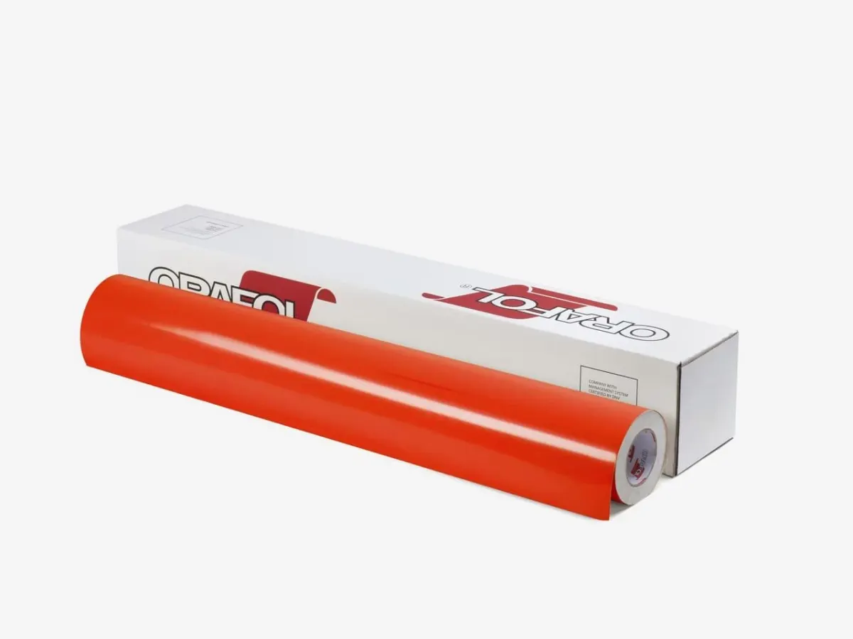 Плёнка ORACAL 8300 (1 × 50 м) 47 оранжево-красная