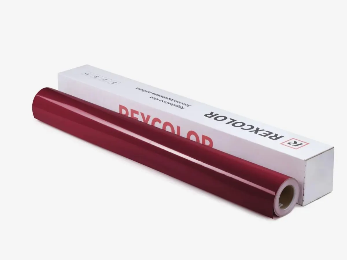 Плёнка REXCOLOR 140 × 80 CV-G (1,22 × 50 м) 104/31 гл красная S