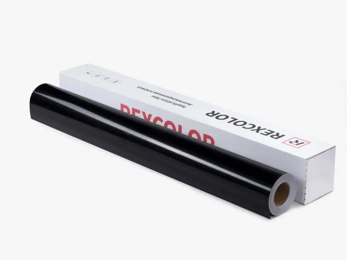 Плёнка REXCOLOR 140 × 80 CV-G (1,22 × 50 м) 505/70 гл чёрная S