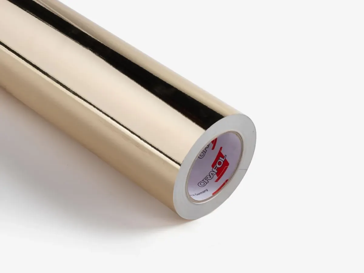 Плёнка ORACAL 352 23 мкм G (1,26 × 50 м) 003 глянцевая золото