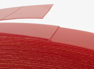 Двусторонняя клейкая лента ADHESER (4 мм × 33 м) прозрачная 1 мм