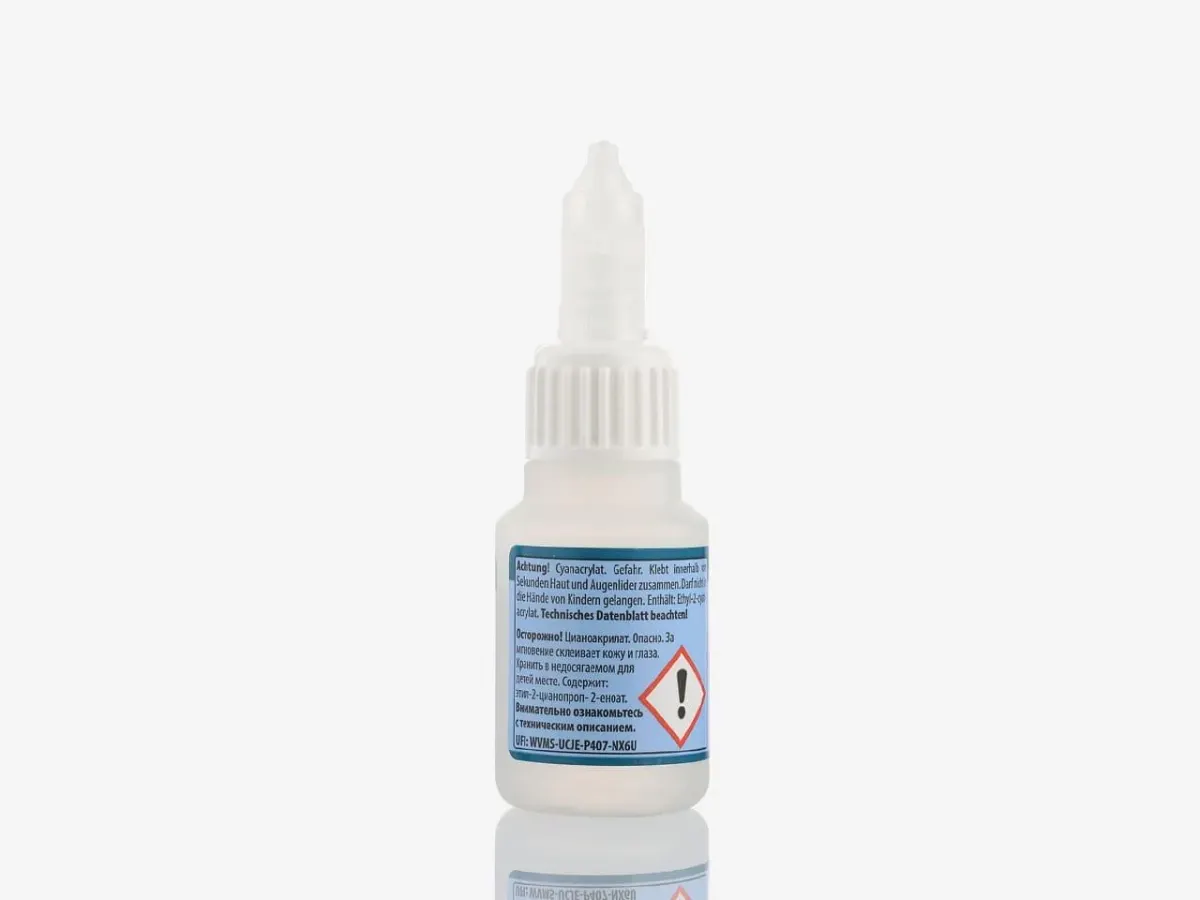 Клей цианакрилатный COSMO CA-500.200 (COSMOFEN CA 12) (20 г) прозрачный