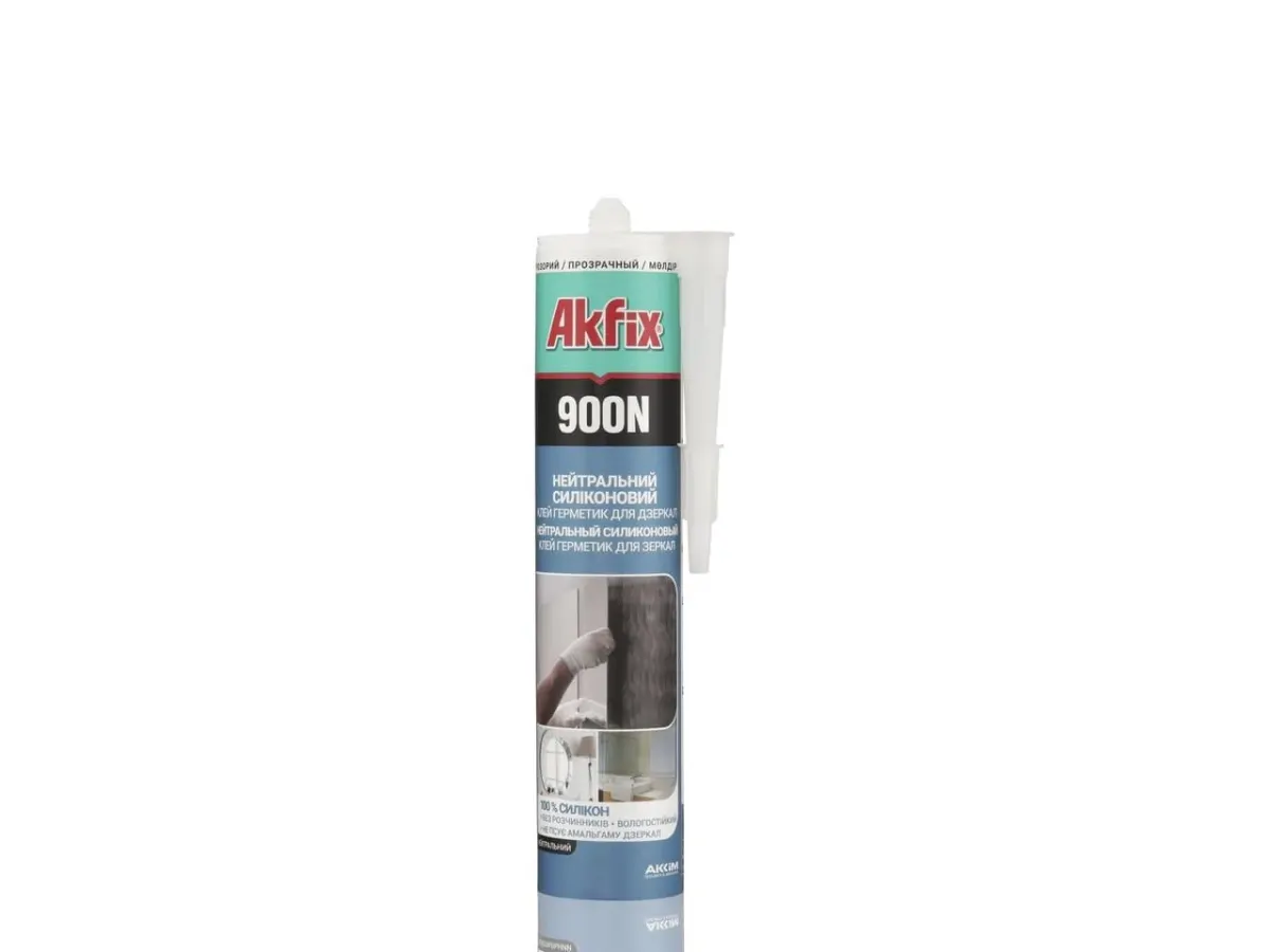 Герметик Akfix 900N для зеркал (280 мл) силикон