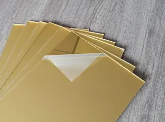 Оргстекло зеркальное REXGLASS XT (2440 × 1220 × 3 мм) золото