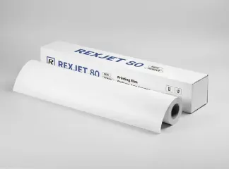 Плёнка для печати REXJET 120 × 80 М (1,37 × 50 м) 10 мат белая 2026