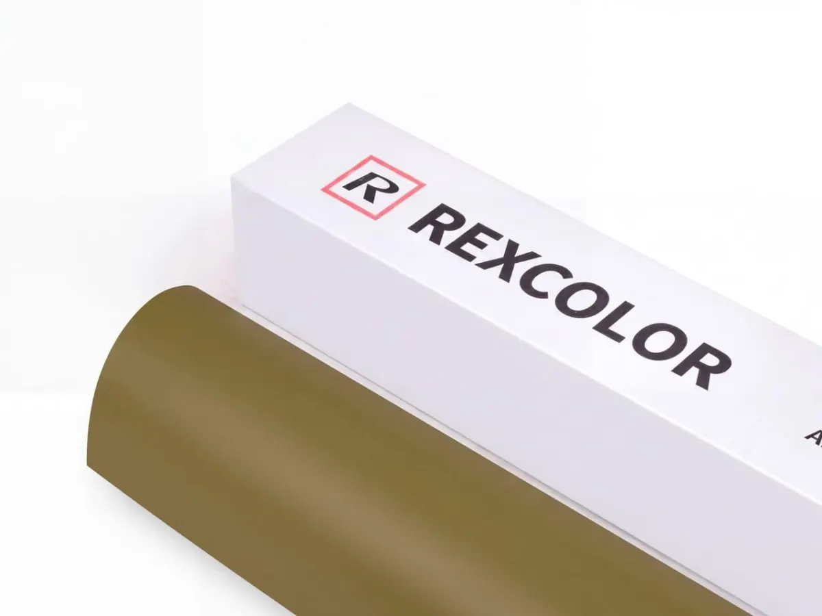 Плёнка REXCOLOR 120 × 80 M (1,22 × 50 м) 91 мат золото