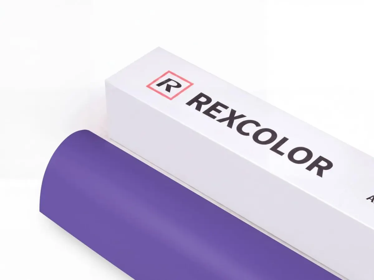 Плёнка REXCOLOR 120 × 80 M (1,22 × 50 м) 43 мат лиловая